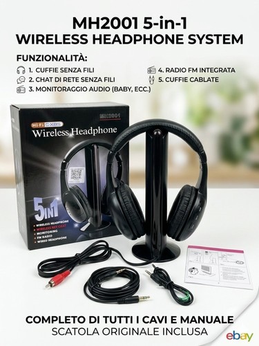 Cuffie wireless 1 - wireless, 5